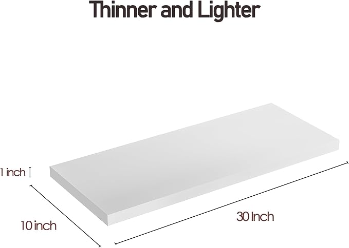 Wall Shelf Set of 3, Wooden Floating Wall Shelf - Image 3