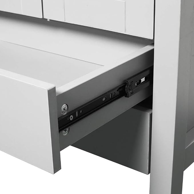eclife 48" Modern Bathroom Vanity Sink Combo Freestanding Cabinet - Image 4