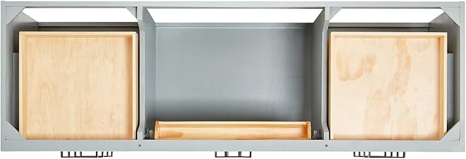 ARIEL 67" Grey Bathroom Vanity - Image 7