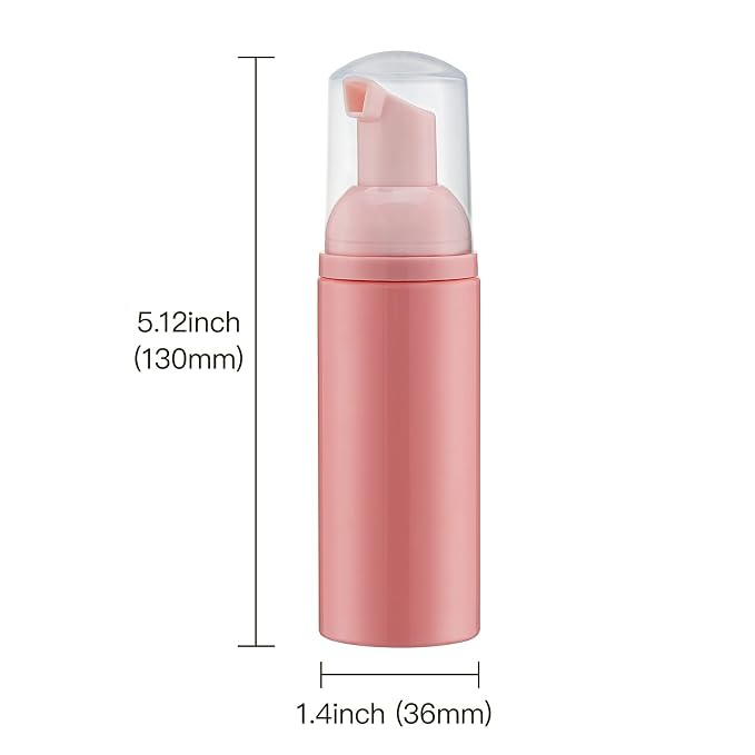 Tekson 3 PCS Soap Foam Bottle, Empty Travel Foaming Lash Shampoo - Image 5