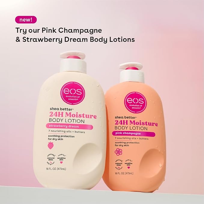 eos Shea Better Body Lotion Set- Jasmine Peach & Pomegranate Raspberry - Image 6