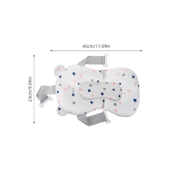 Mesh Bath Support Seat Floating Shower Pad Newborn Non-Slip Cradle Cushion - Image 2