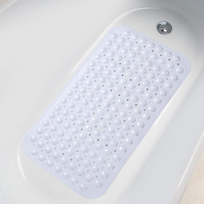 AmazerBath Bath Tub Mat, Medium Size 27.6 x 15 Inches Non-Slip Shower Mats - Image 6