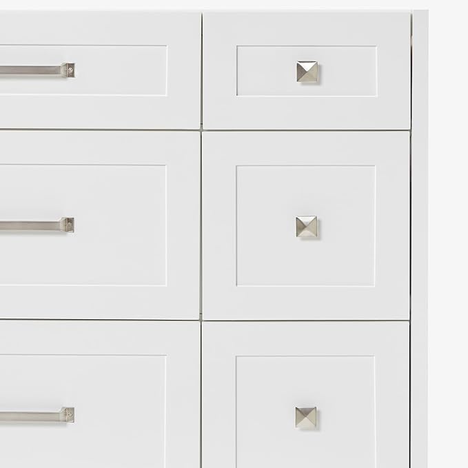 ARIEL Monroe 48 inch Bathroom Vanity Without Sink in White, Bathroom Base - Image 9