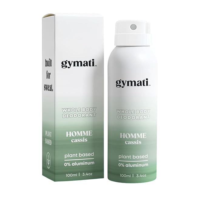 Gymati Fitness Body Deodorant Spray Aluminum Free by Gymati