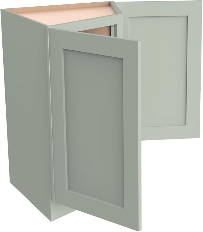 Corner Cabinet for Kitchen Bathroom, Solid Wood Frame - Image 5