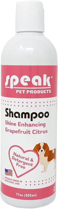 Shine Enhancing Dog Shampoo, Grapefruit Citrus, 17 Ounces by SpeakPetProducts