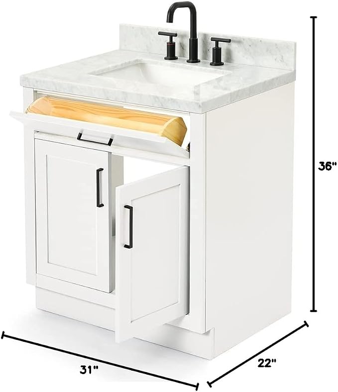 ARIEL Hepburn 31 Inch Bathroom Vanity - Image 3