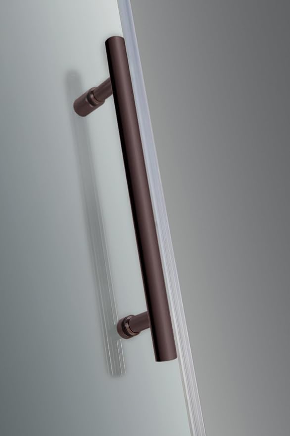 Avalux GS 40 in. W x 36 in. D x 72 in. H Rectangular Pivot Frameless Corner - Image 5