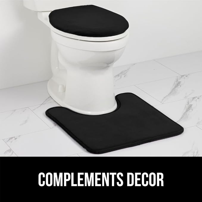 GORILLA GRIP Thick Memory Foam Toilet Rug - Image 8