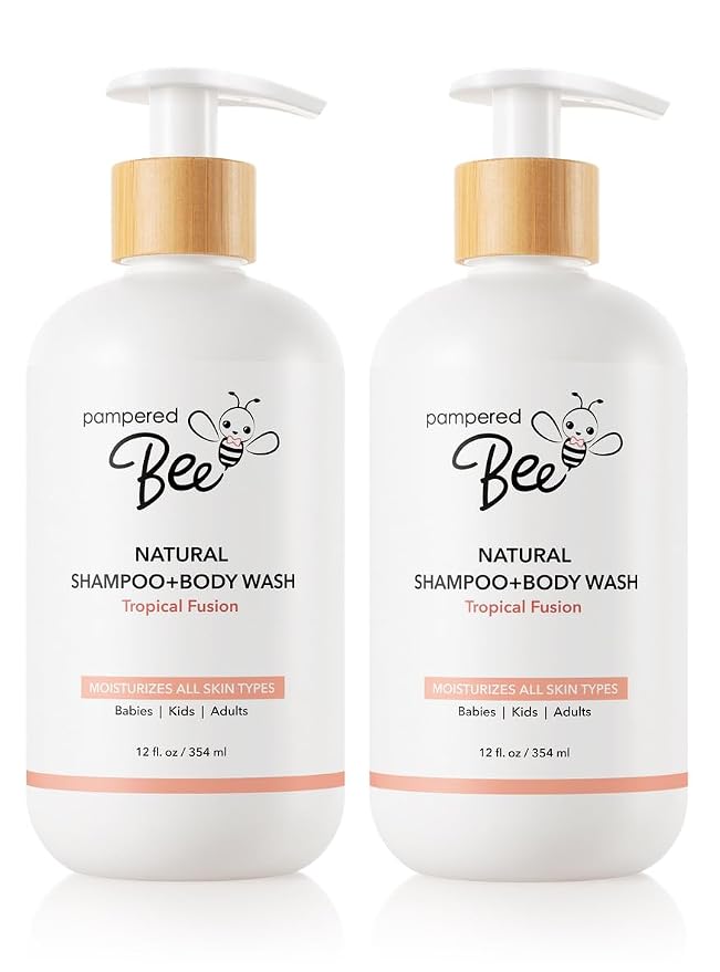 Shampoo & Body Wash, 2-in-1 Natural Formula by PamperedBee