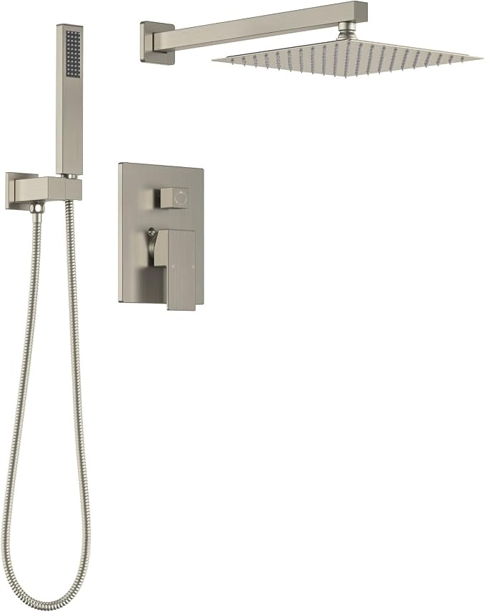 Lava Odoro Modern 2-Setting Square Shower System by LavaOdoro