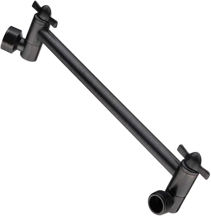 BRIGHT SHOWERS Brass Shower Head Extension Arm by BRIGHTSHOWERS