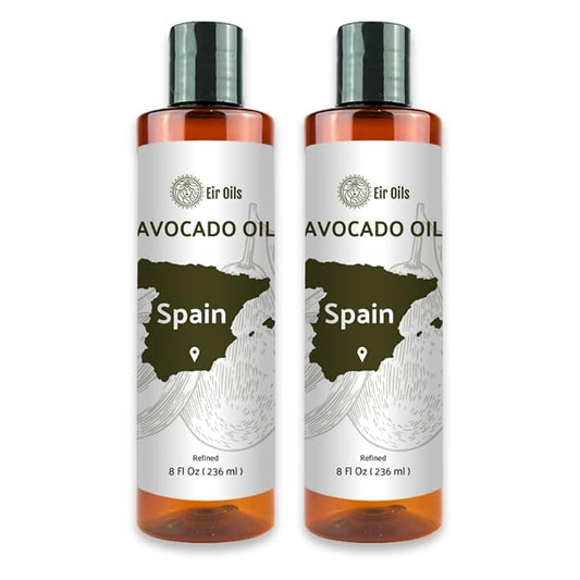 Avocado Oil - Direct from EIR Oils Farm in Spain - 100% Pure Carrier Oil by NaturePackaged