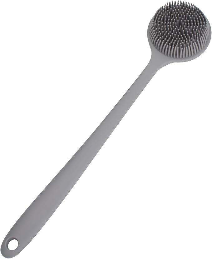 Back Scrubber for Shower, Soft Silicone Back Shower Brush Bath Body Scrubber - Image 6