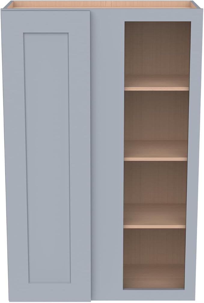 Solid Hardwood Wall Blind Corner Cabinets, Adjustable Shelves, Soft-Close Doors - Image 5