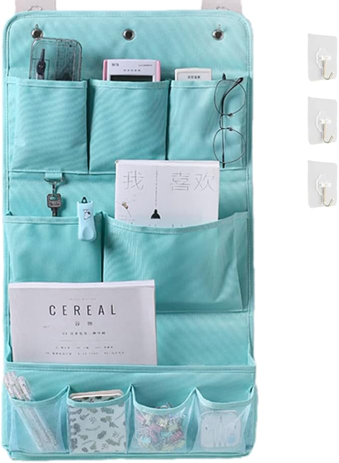 HSLFUAI Hanging Organizer with Pockets – Wall & Door Storage Bag with 3 Sticky by Homestorageforyouandi