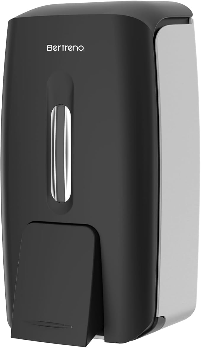 Commercial Soap Dispenser Wall Mount Manual Pump Hand Soap Dispenser 800ml Gel by Bertreno