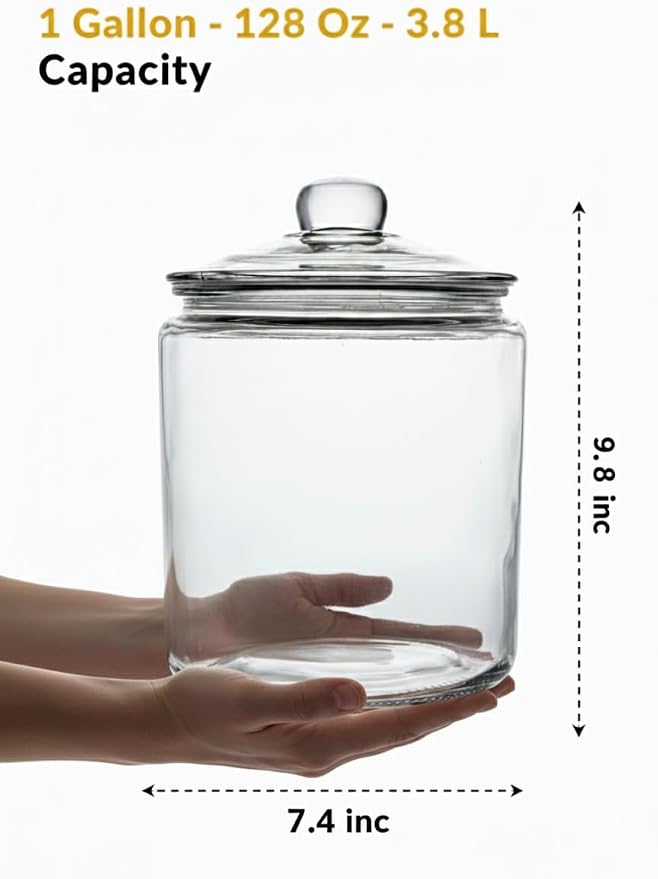 Glass Cookie Jar - Image 2
