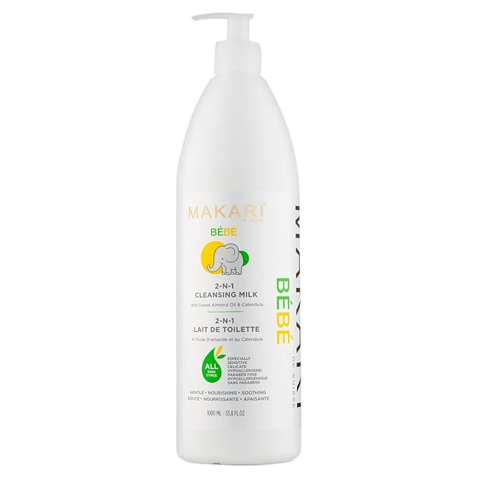 Makari Bebe Cleansing Milk | Baby Body Wash & Softening Formula by MAKARI