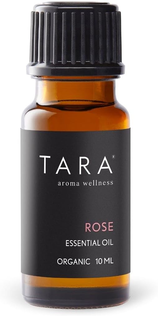 TARA Spa Therapy Rose Essential Oil – 90% Organic, Concentrated, Aromatherapy by TARASpaTherapy