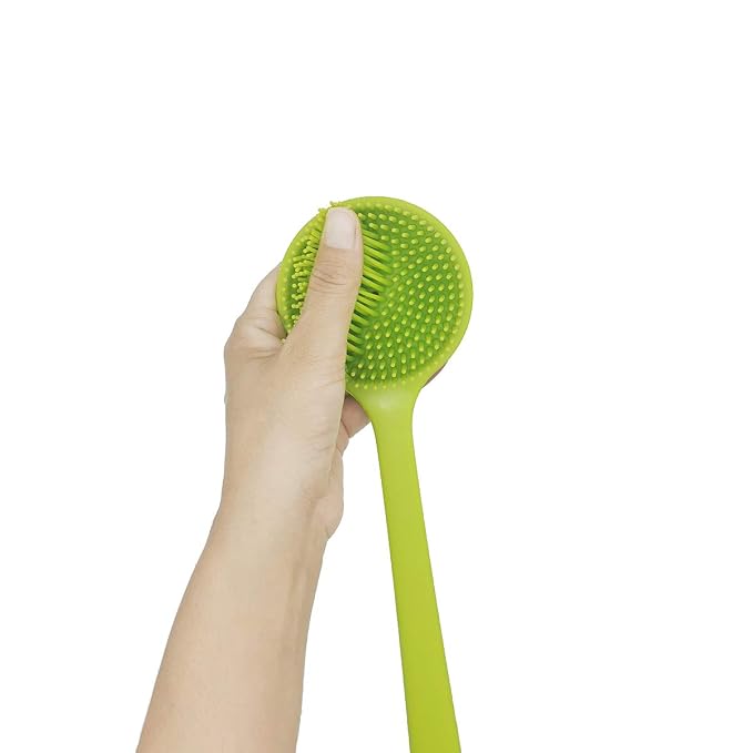 DNC Silicone Back Scrubber for Shower Soft Bath Body Brush - Image 3