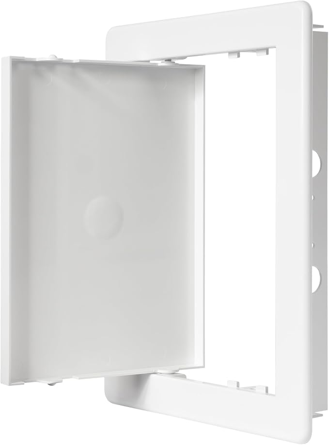 6" x 8" White Plastic Access Panel. Service Shaft Door Panel. Plumbing - Image 7