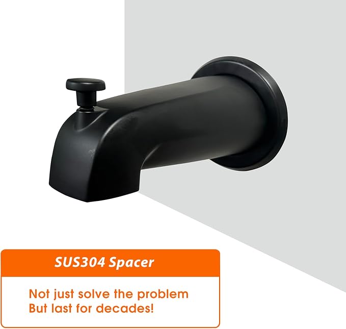 1/4" Thick SUS304 Tub Spout Cover Ring, Bathtub Faucet Surround Sealing Spacer - Image 4
