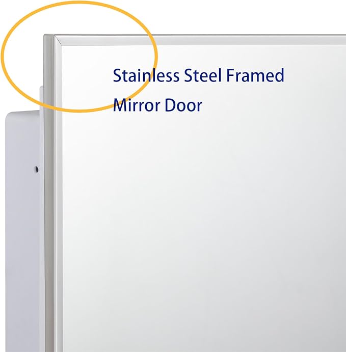 Plastic Medicine Mirror Cabinet - Image 6