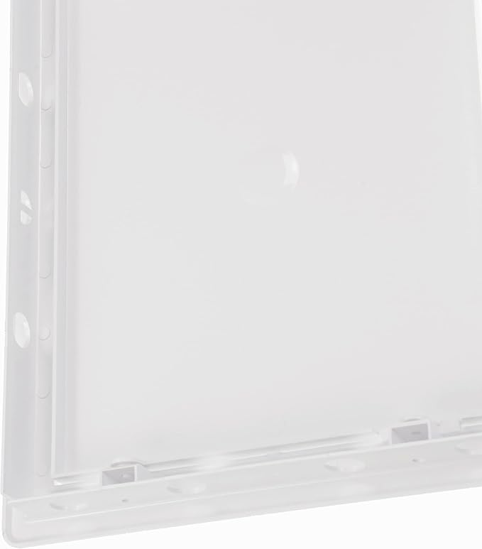 8" x 10" White Plastic Access Panel. Service Shaft Door Panel. Plumbing - Image 6