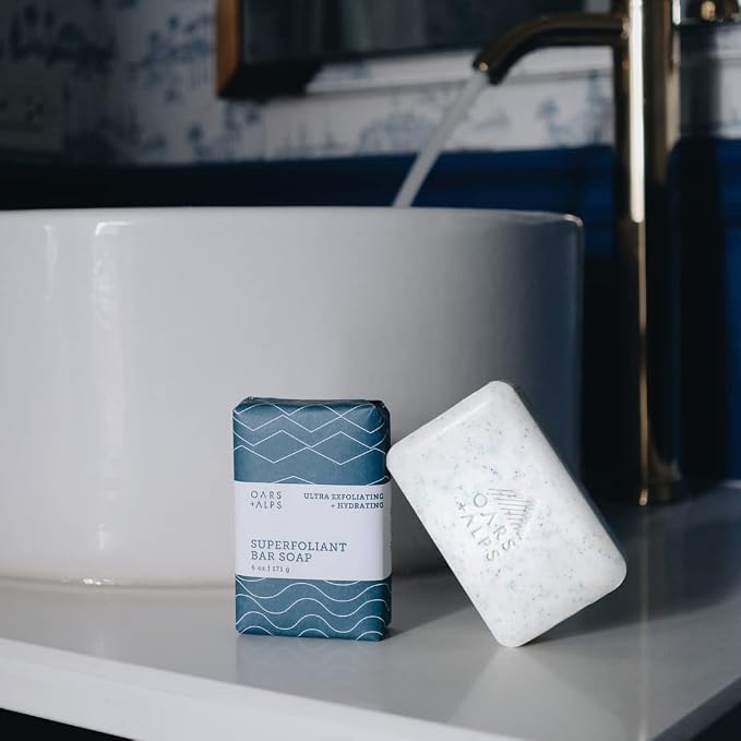 Oars + Alps Eucalyptus Superfoliant Exfoliating Bar Soap - Image 5