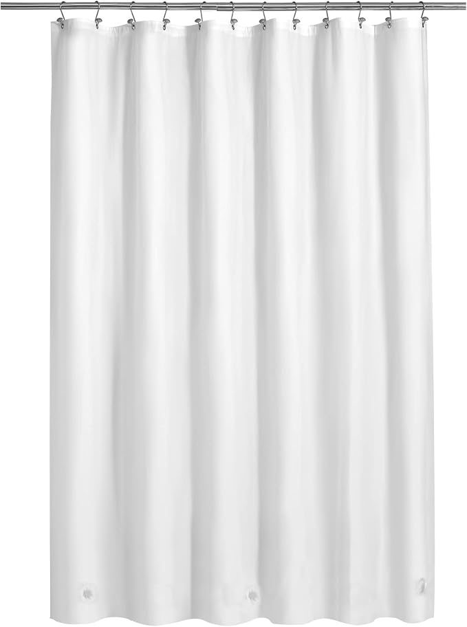 Barossa Design White Shower Curtain Liner by BarossaDesign