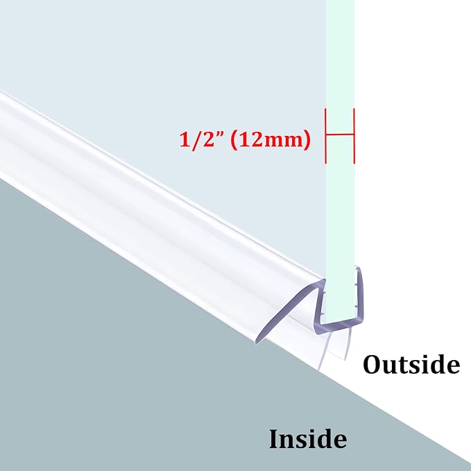 36" Shower Door Bottom Seal Strip - Image 2