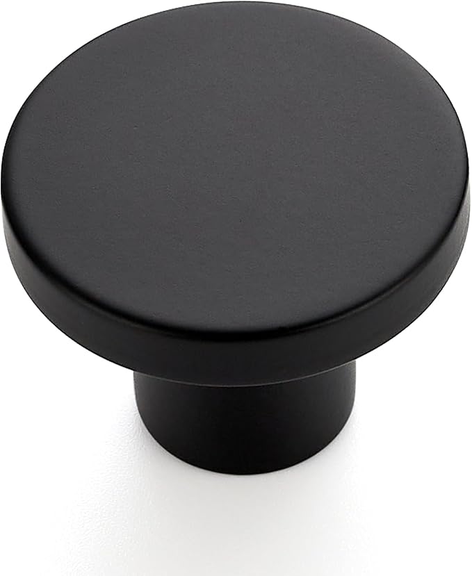Ravinte 55 Pack Cabinet Knobs Black Kitchen Cabinet Knobs Round Dresser Drawer by Ravinte