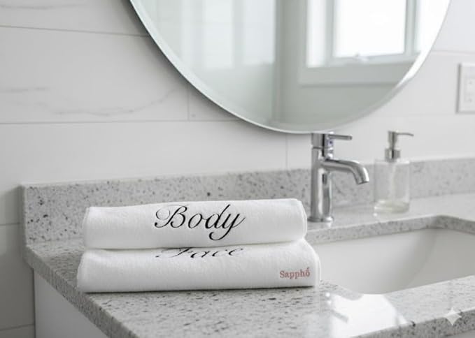 White Beautiful Comfortable Cotton Bath Towels, 137.16 cm x 68.58 cm, Face. - Image 4