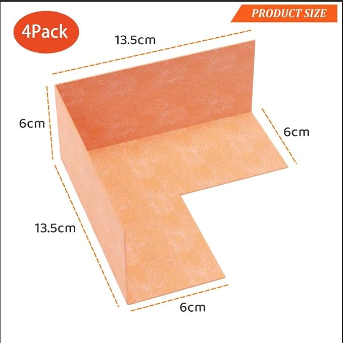 Shower & Bathtub Waterproofing Polyethylene Inside Corner Membrane - Image 2