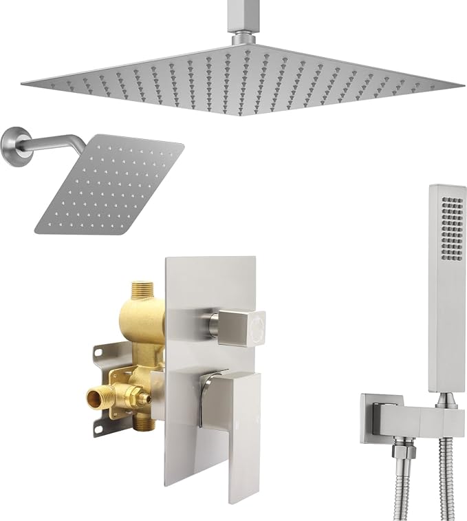 Shower System Dual Shower Heads by NPYSVSSS
