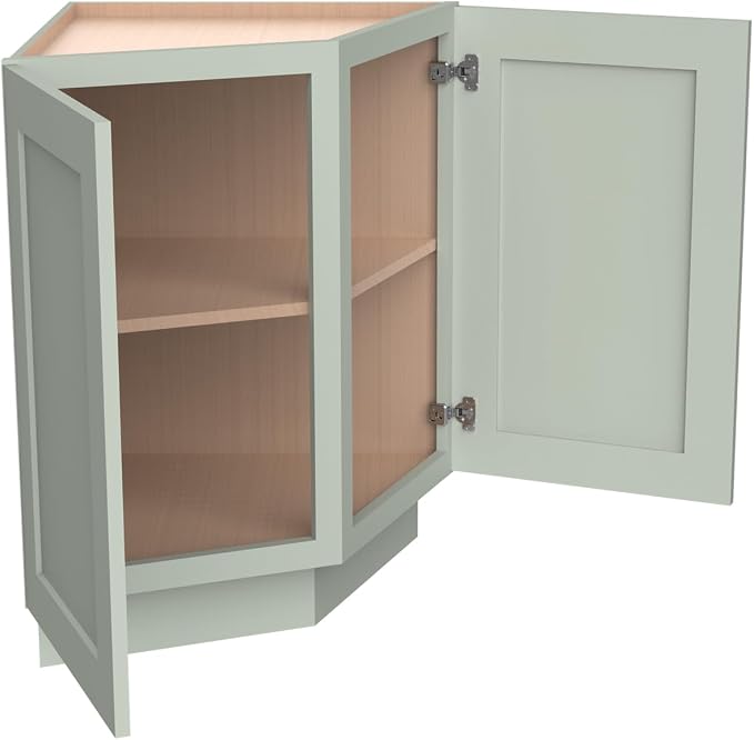 Corner Cabinet for Kitchen Bathroom, Solid Wood Frame - Image 4
