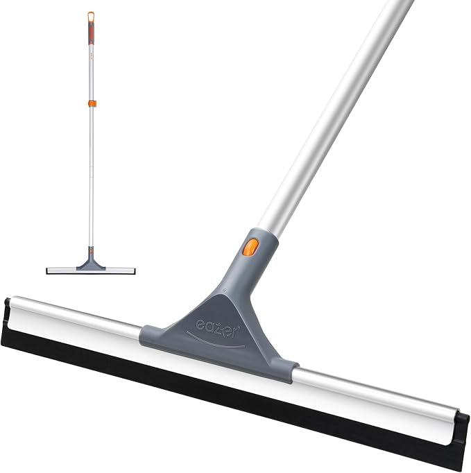 Eazer Floor Squeegee Broom: Heavy Duty Scrubber by Eazer