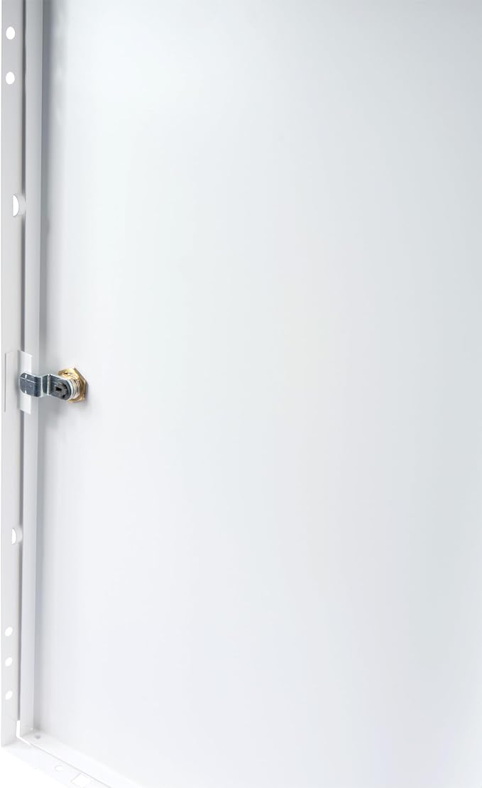 12" x 20" Lockable White Metal Access Panel. Service Shaft Door Panel - Image 4