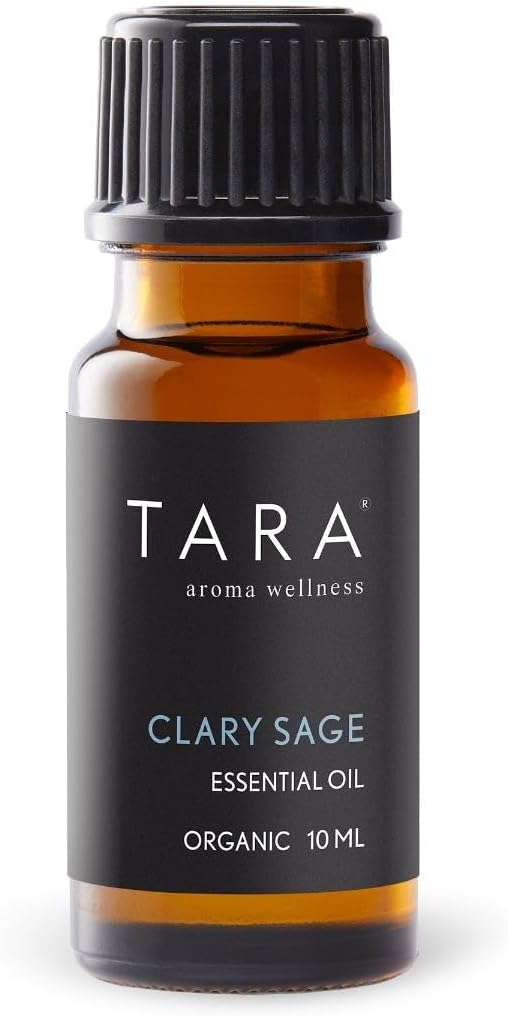 TARA Spa Therapy Clary Sage Bath & Diffuser Oil – 100% Organic, Concentrated by TARASpaTherapy