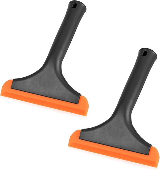 Gomake Small Silicone Squeegee Window Shower Squeegee Tool, Auto Water Blade by Gomake