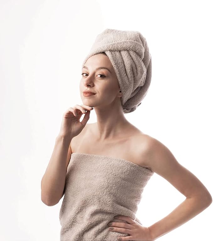 Hencely Premium Bath Towel Set of 4-28x 58 inches Soft Turkish Cotton Absorbent - Image 7