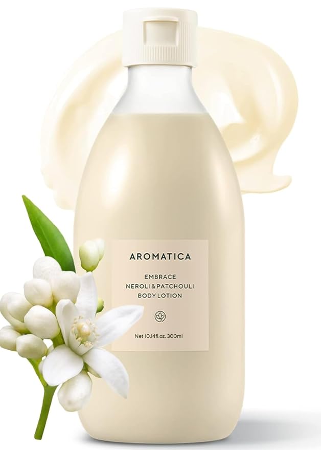 AROMATICA Embrace Body Lotion Neroli & Patchouli 10.14oz / 300ml, Vegan | by AROMATICA