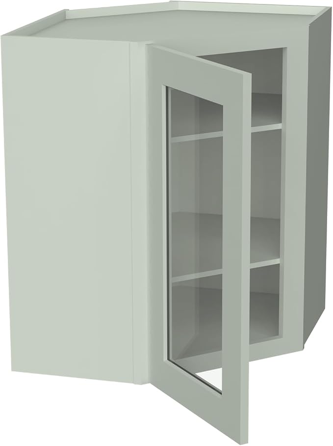 Glass Cabinet Style Corner Cabinet - Image 8