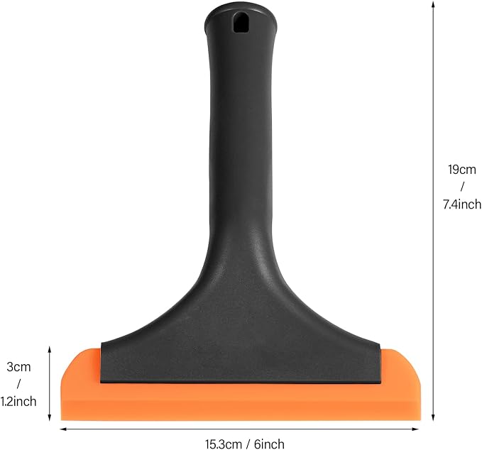 Gomake Small Silicone Squeegee Window Shower Squeegee, Auto Water Blade Squeegee - Image 8