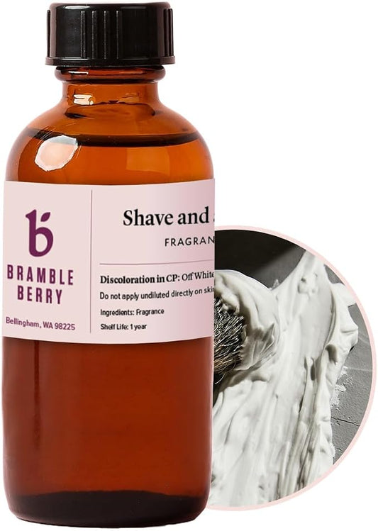 Bramble Berry Shave and a Haircut Fragrance Oil 2 oz | Classic Barbershop Scent by BrambleBerry