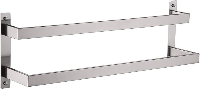 KOKOSIRI Hand Towel Bars Bathroom 2-Tiers Ladder Towel Rails 20 Inches Towel by KOKOSIRI