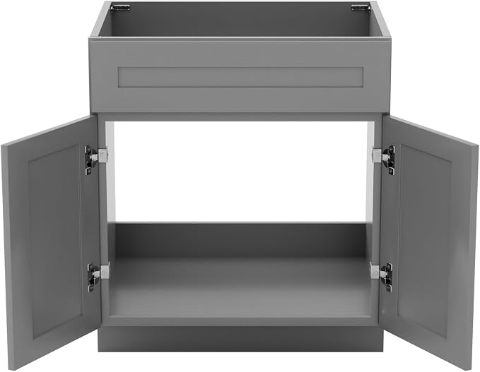 KitchenMan 30 Inch Bathroom Vanity Without Sink and Top Unassembled Bathroom - Image 7