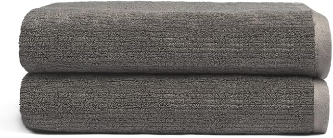 Cozy Earth Ribbed Bath Towel Set by CozyEarth